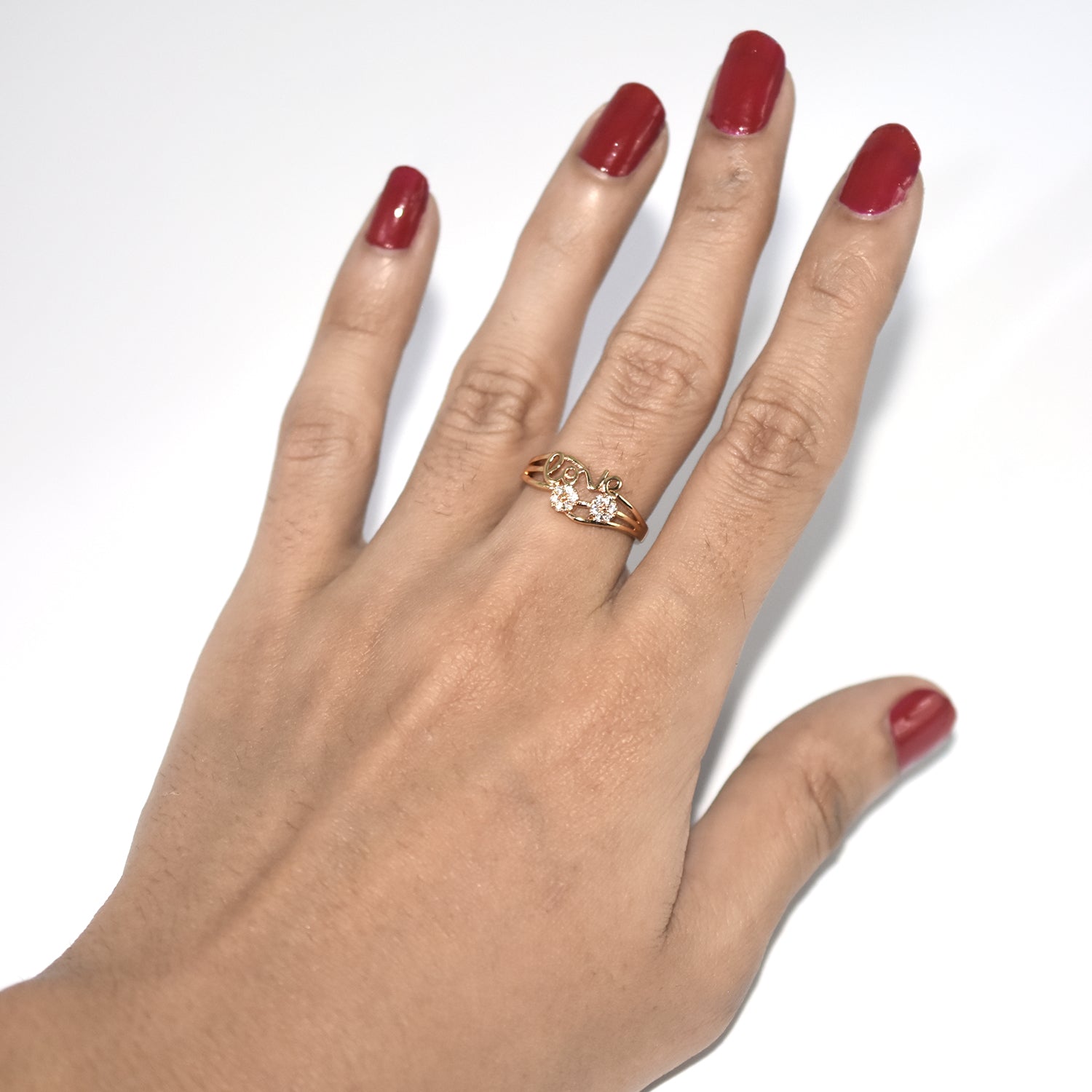 High Quality Office Lady Accessories Rings Golden Color Halo Micro Paved Casual Style Female Jewellery fgfrgdf1i-2