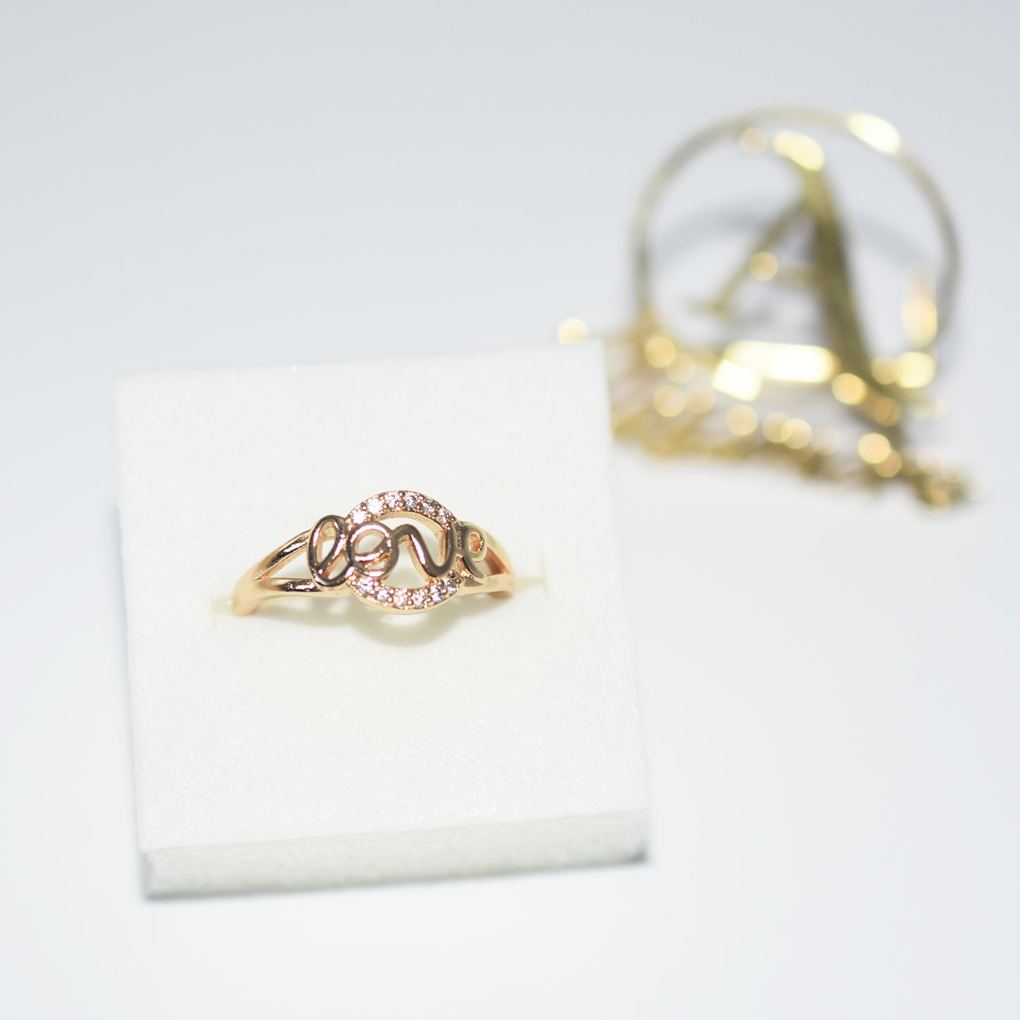 High Quality Office Lady Accessories Rings Golden Color Halo Micro Paved Casual Style Female Jewellery fgfrgdf1i-2
