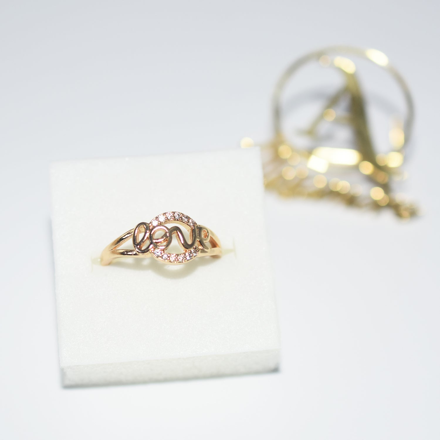 High Quality Office Lady Accessories Rings Golden Color Halo Micro Paved Casual Style Female Jewellery fgfrgdf1i-2