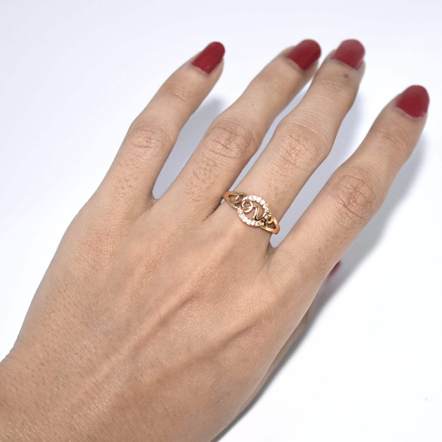 High Quality Office Lady Accessories Rings Golden Color Halo Micro Paved Casual Style Female Jewellery fgfrgdf1i-2