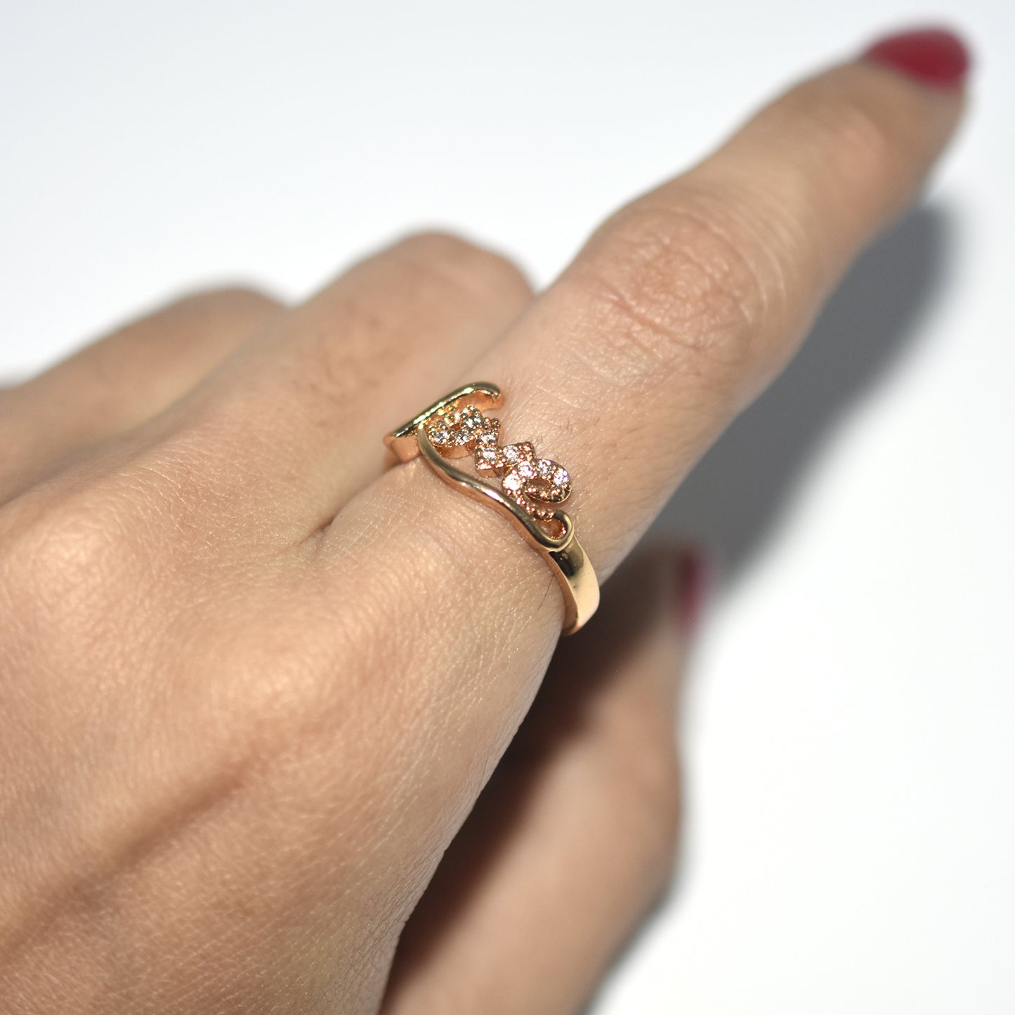 High Quality Office Lady Accessories Rings Golden Color Halo Micro Paved Casual Style Female Jewellery fgfrgdf1i-2