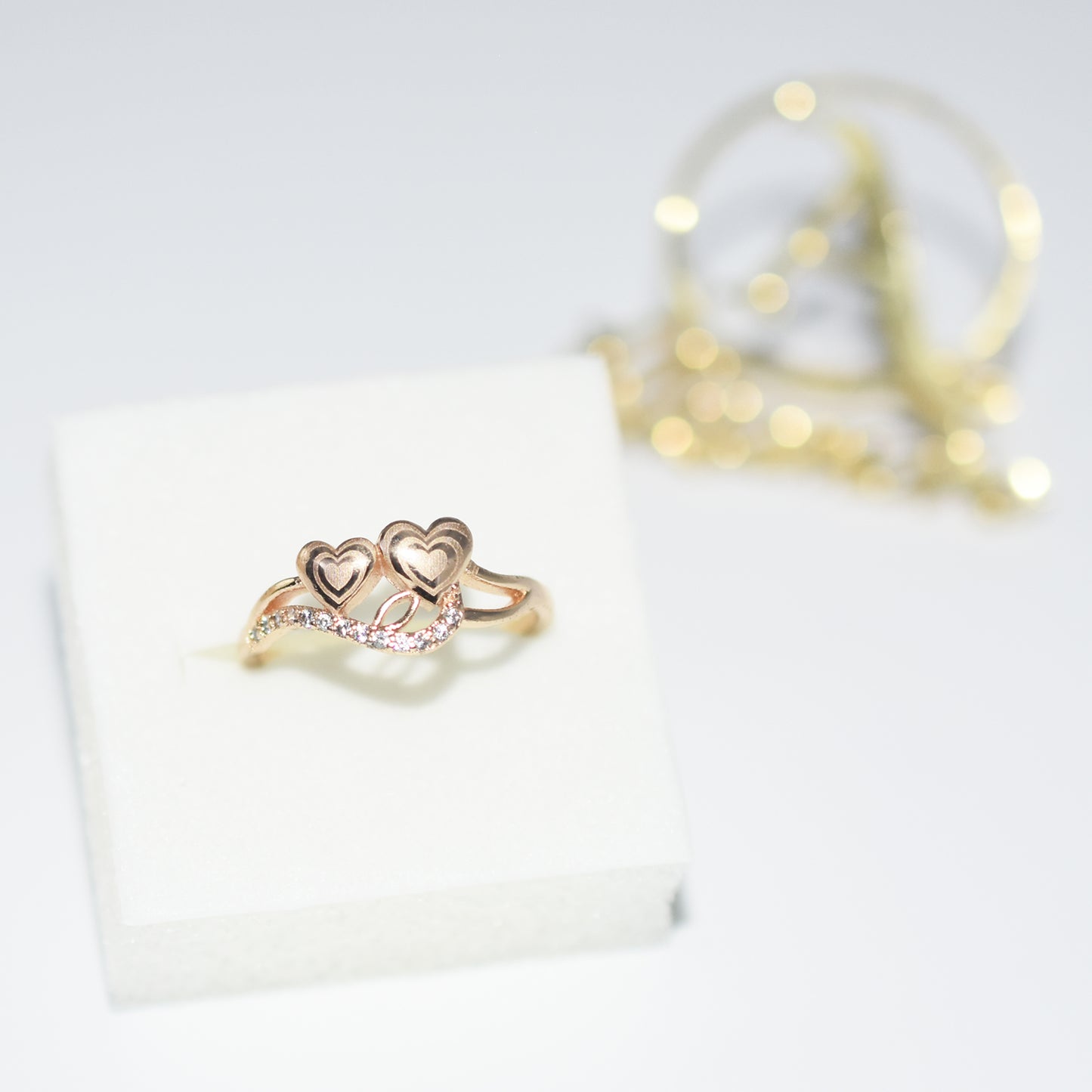 High Quality Office Lady Accessories Rings Golden Color Halo Micro Paved Casual Style Female Jewellery fgfrgdf1i-2