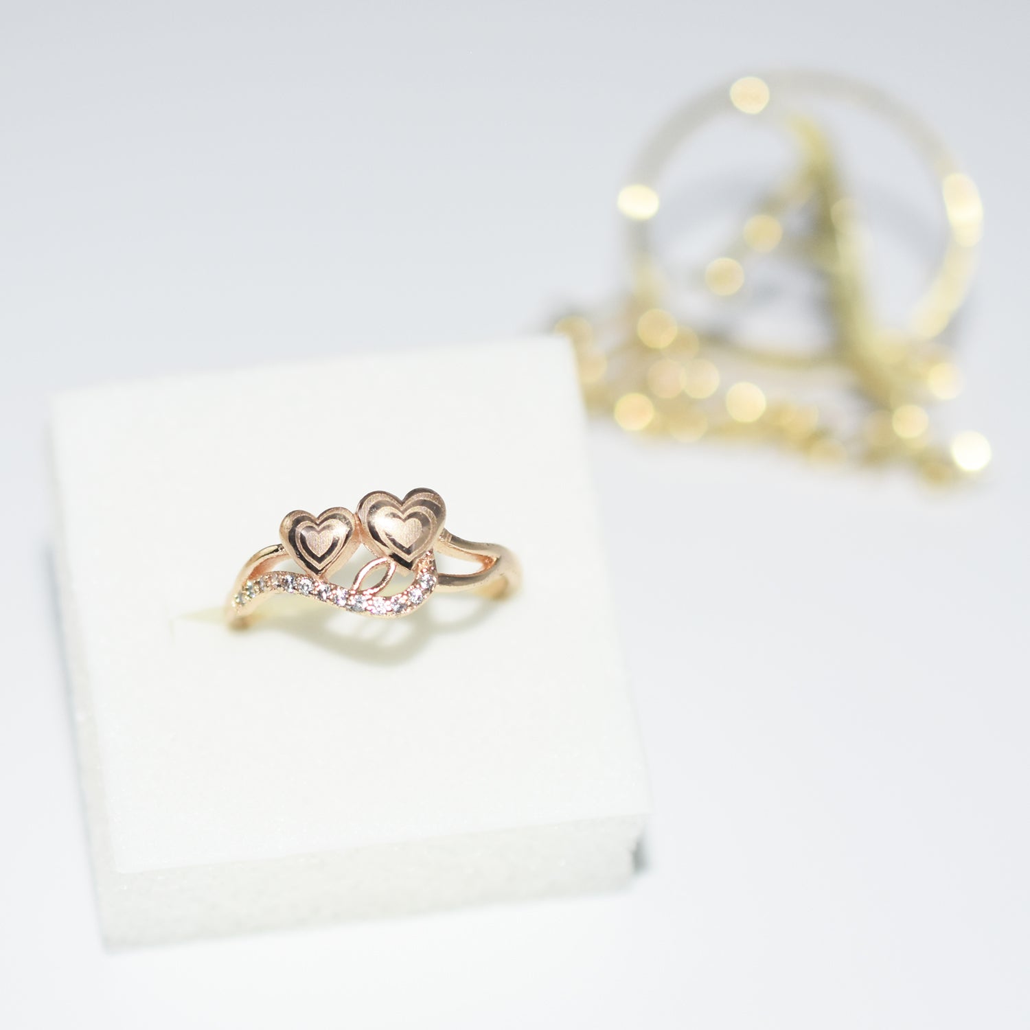 High Quality Office Lady Accessories Rings Golden Color Halo Micro Paved Casual Style Female Jewellery fgfrgdf1i-2