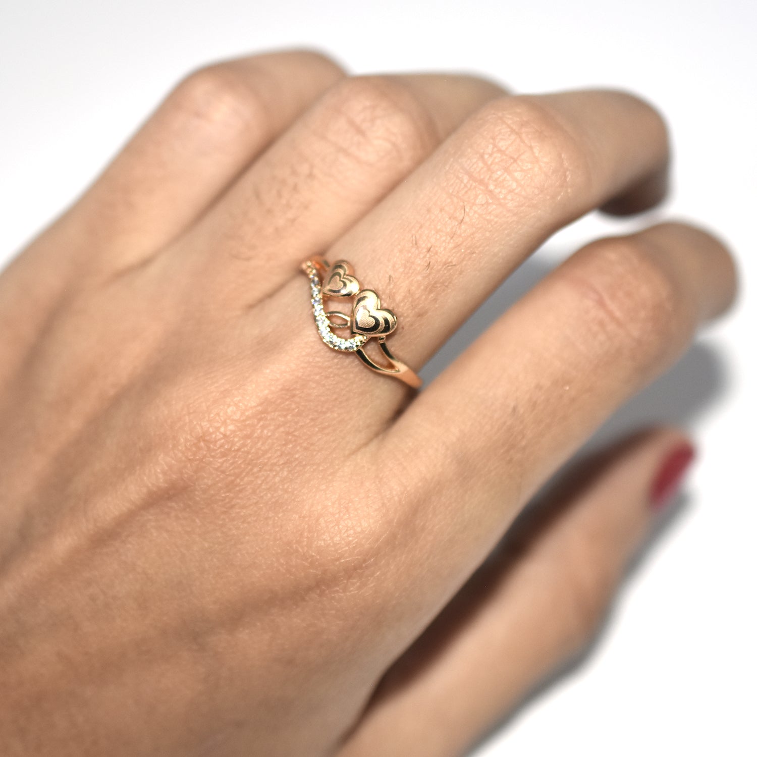 High Quality Office Lady Accessories Rings Golden Color Halo Micro Paved Casual Style Female Jewellery fgfrgdf1i-2