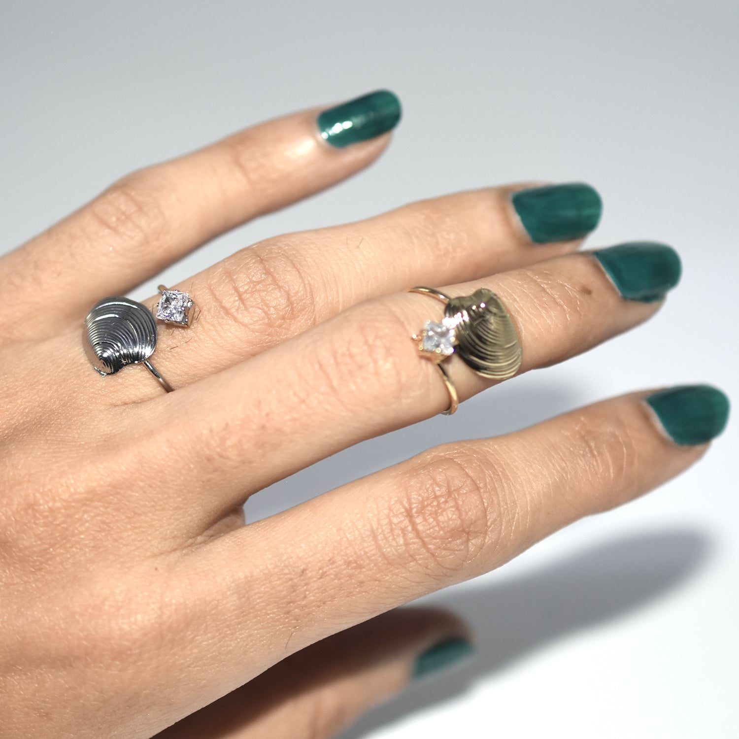 Rings for Women  Four Prong Cubic Zirconia Rings Silver Plated Wedding Rings Gift for Girl Fashion Jewellery fgfrmif3m-1