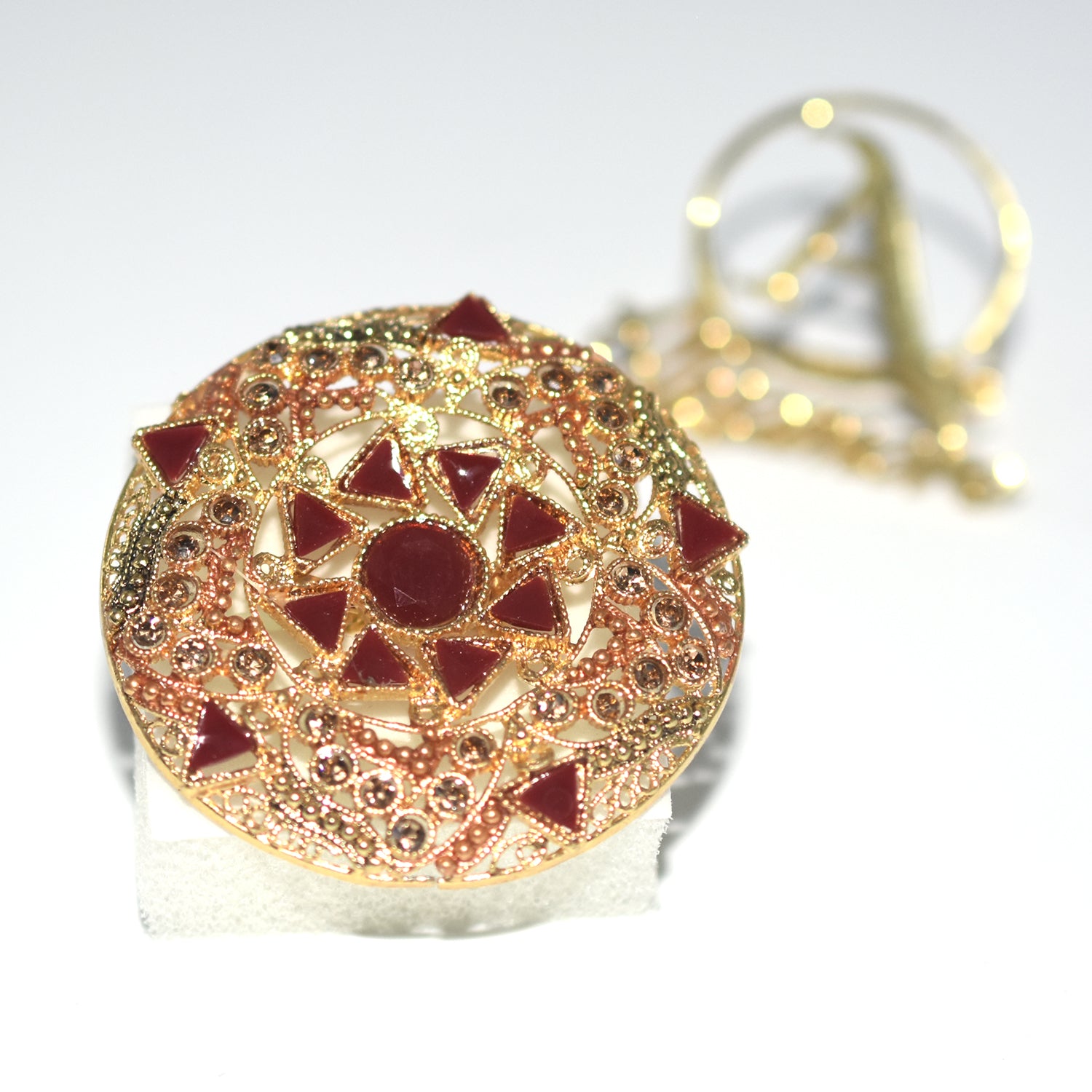 Fashion woman rings plate The adjustable ring Circle acrylic resin geometry rings Trendy Geometric Wedding  ring fgfrgdf3j-1