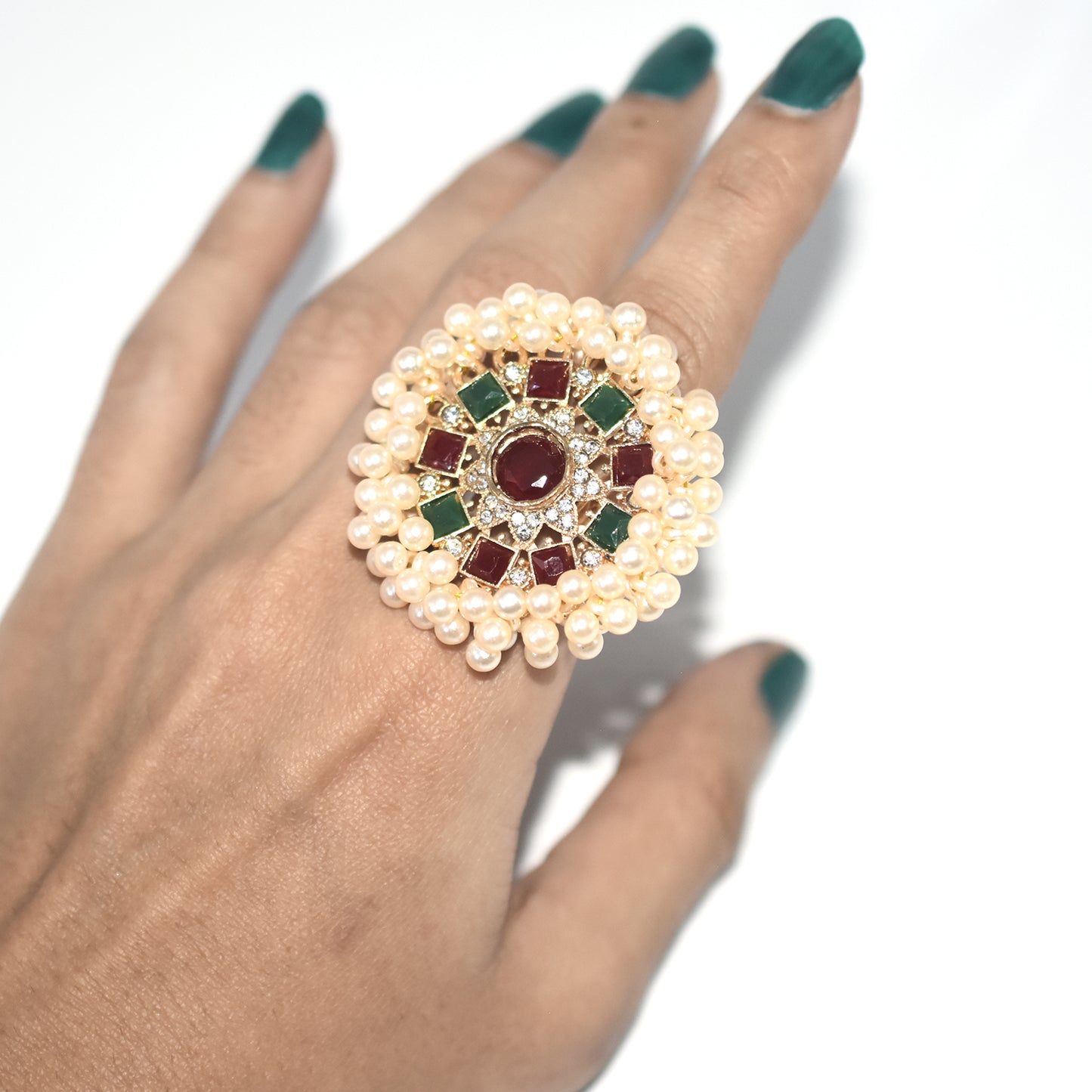 High Quality Pearl Zircon Gold  Rings For Woman 2021 New Fashion Korean Jewelry Luxury Party Adjustable Unusual Girl's Ring fgfrprf3g-1