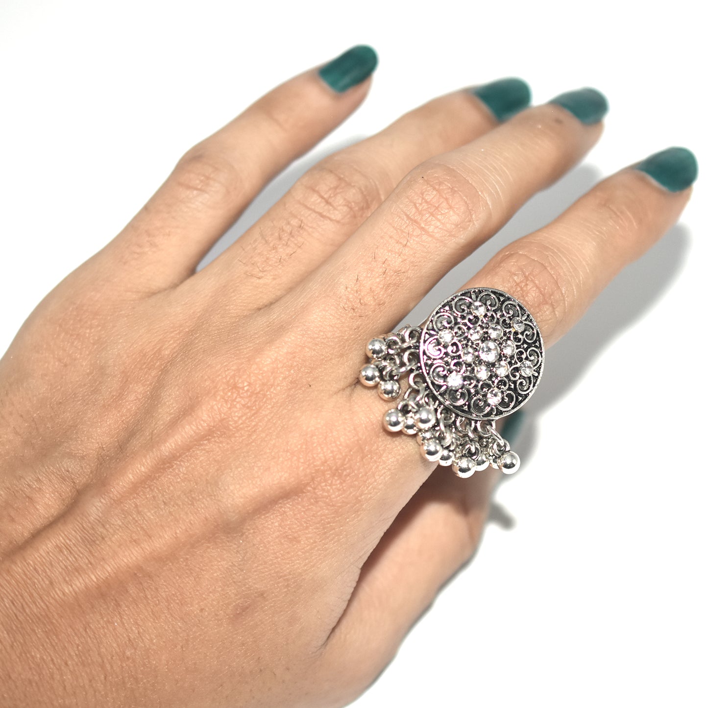 Modian Fashion 100% Real  Sterling Zircon Crown Finger Ring Classic Stackable Silver and  Multi Jewelry For Women Wedding Christmas Gift fgfrmif1u-2