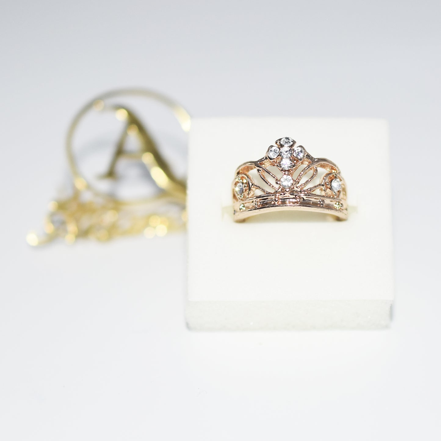 Top Quality  Gold Color Austrian Crystals Wedding Party Ring For Women fgfrgdf1n-5