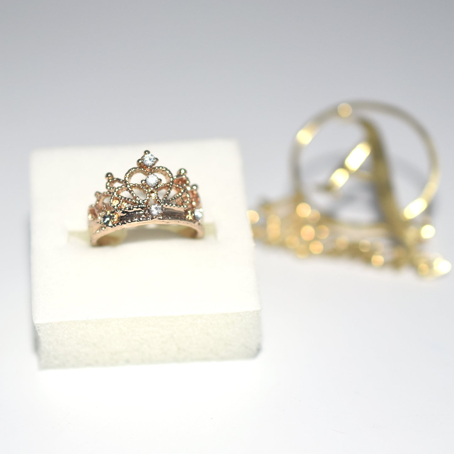Top Quality  Gold Color Austrian Crystals Wedding Party Ring For Women fgfrgdf1n-5