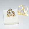 Unique Design Lightning Rings For Women Adjustable Size Dazzling Cubic Zirconia Rose Gold Color Jewelry fgfrrgf1j-a-1