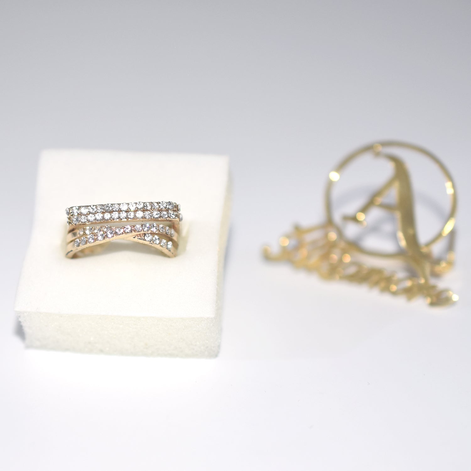 Fashion Two Tone Cross Twine Women Finger Ring Daily Wearable Elegant Accessories Female Dance Party Ring Stylish Jewelry fgfrrgf1j-5