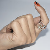 New Fashion Design Zircon Multilayer Twist Rings For Women Adjustable Finger Rings Party Jewelry fgfrgdf1j-8