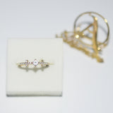 Vintage Gold Color Crystal Heart Ring For Women Finger Ring Female Fashion Jewelry Accessories 2020 New fgfrrgf3v-7