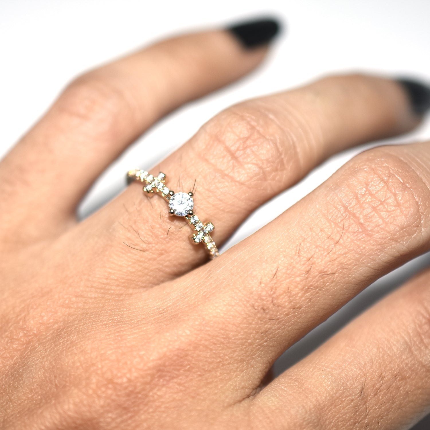 Vintage Gold Color Crystal Heart Ring For Women Finger Ring Female Fashion Jewelry Accessories 2020 New fgfrrgf3v-7