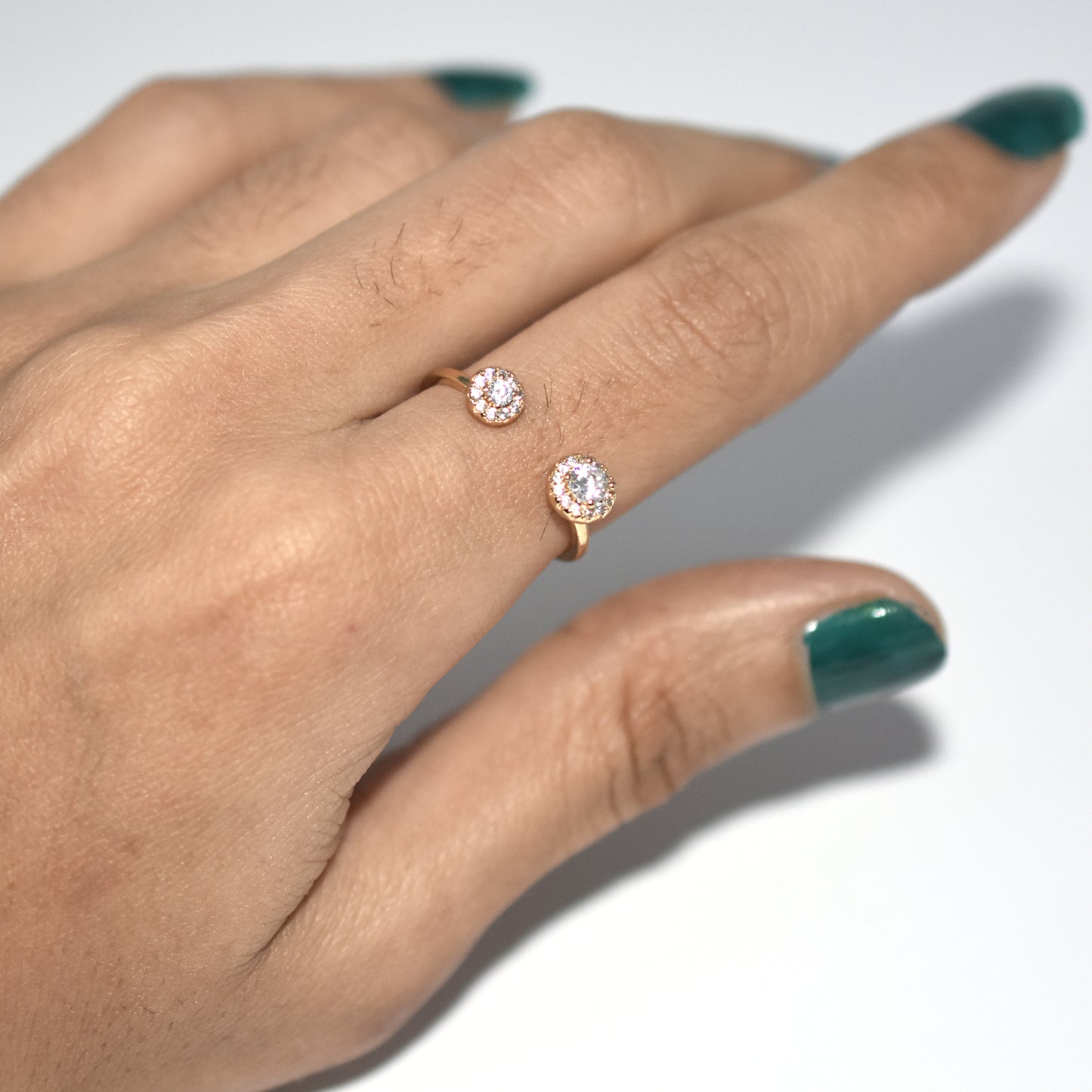 Vintage Gold Color Crystal Heart Ring For Women Finger Ring Female Fashion Jewelry Accessories 2020 New fgfrrgf3v-7
