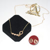 Stylish and decent light weight Gold jewellery set design. jtfrgda8f-1