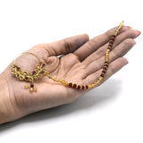 fancy bridal nath with pearls nhfrmna5k-1