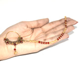 fancy bridal nath with pearls nhfrmna5k-1