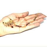 fancy bridal nath with pearls nhfrmna5k-1