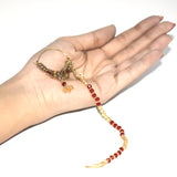 fancy bridal nath with pearls nhfrmna5k-1