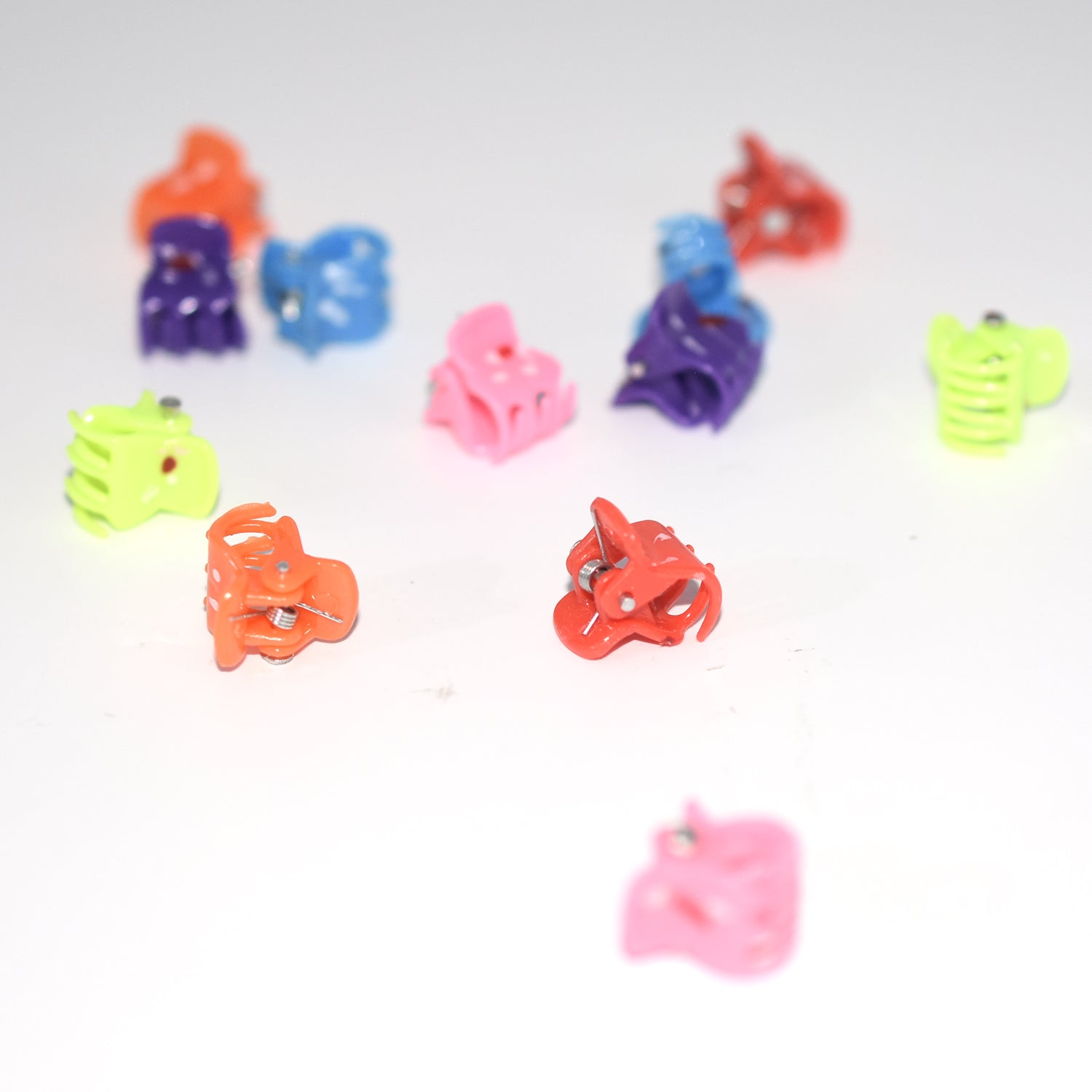 Multi color Plastic Small hair clips catcher crfrmis5f-3