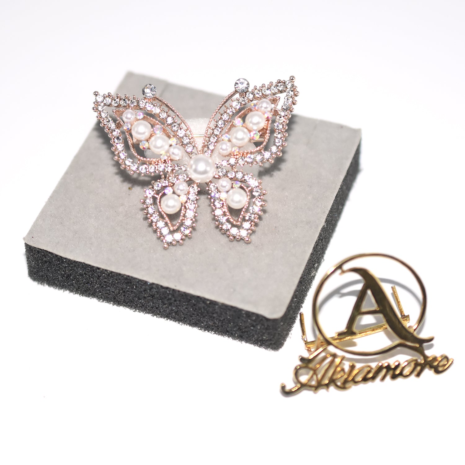 New  Brooches For Golden Silver Color Women Brooch Alloy Butterfly Jewelry Crystal Rhinestone Bride Brooch Pins bcfrwed5x-3