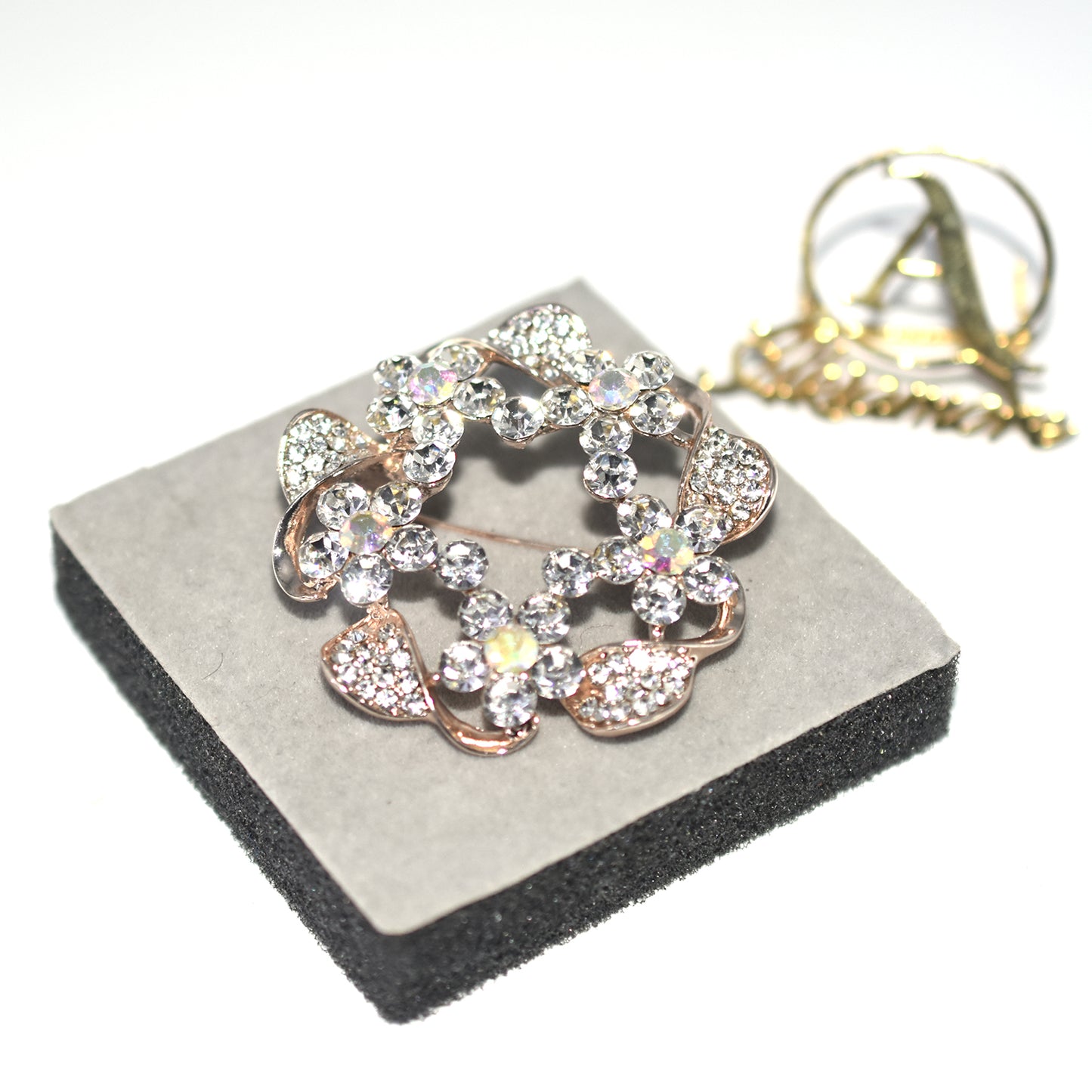 New  Brooches For Golden Silver Color Women Brooch Alloy Butterfly Jewelry Crystal Rhinestone Bride Brooch Pins bcfrwed5x-3