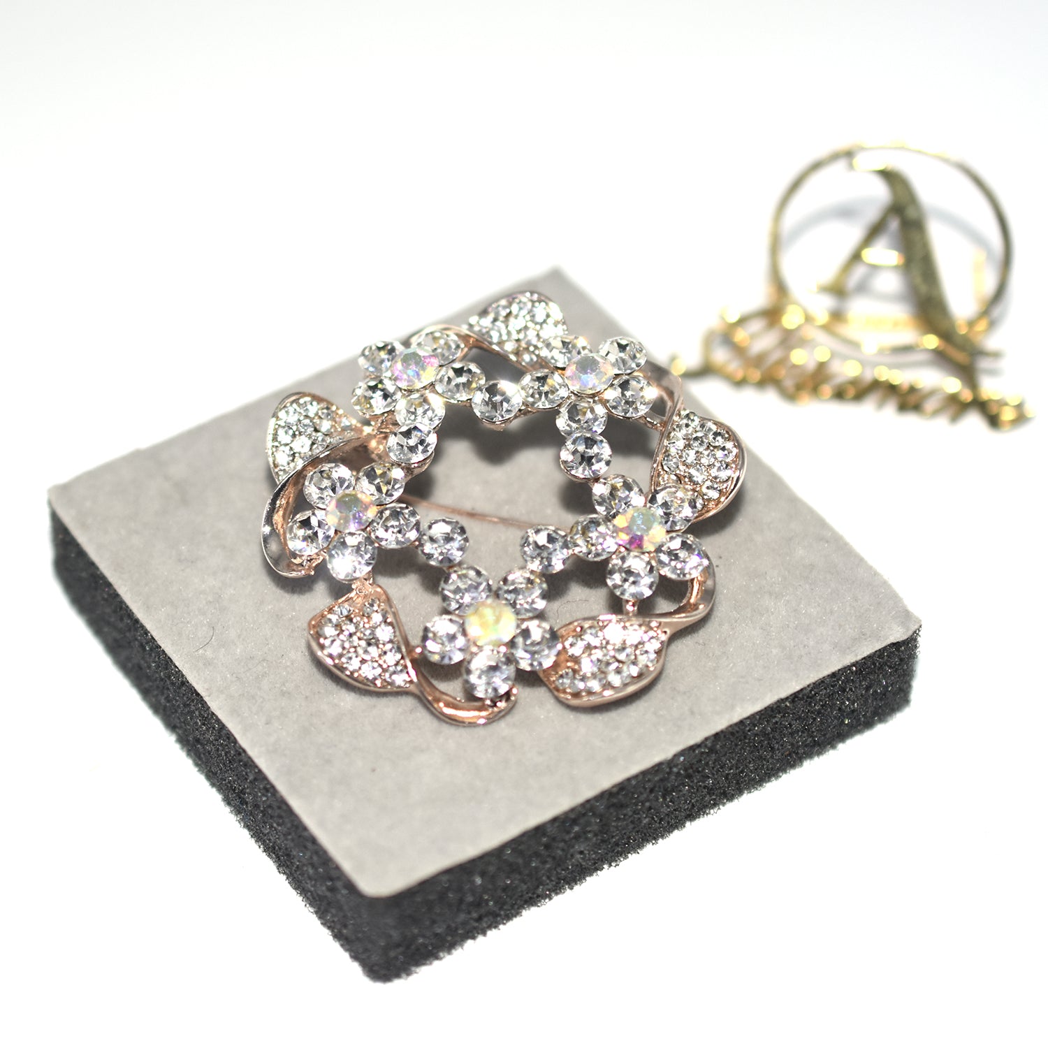 New  Brooches For Golden Silver Color Women Brooch Alloy Butterfly Jewelry Crystal Rhinestone Bride Brooch Pins bcfrwed5x-3