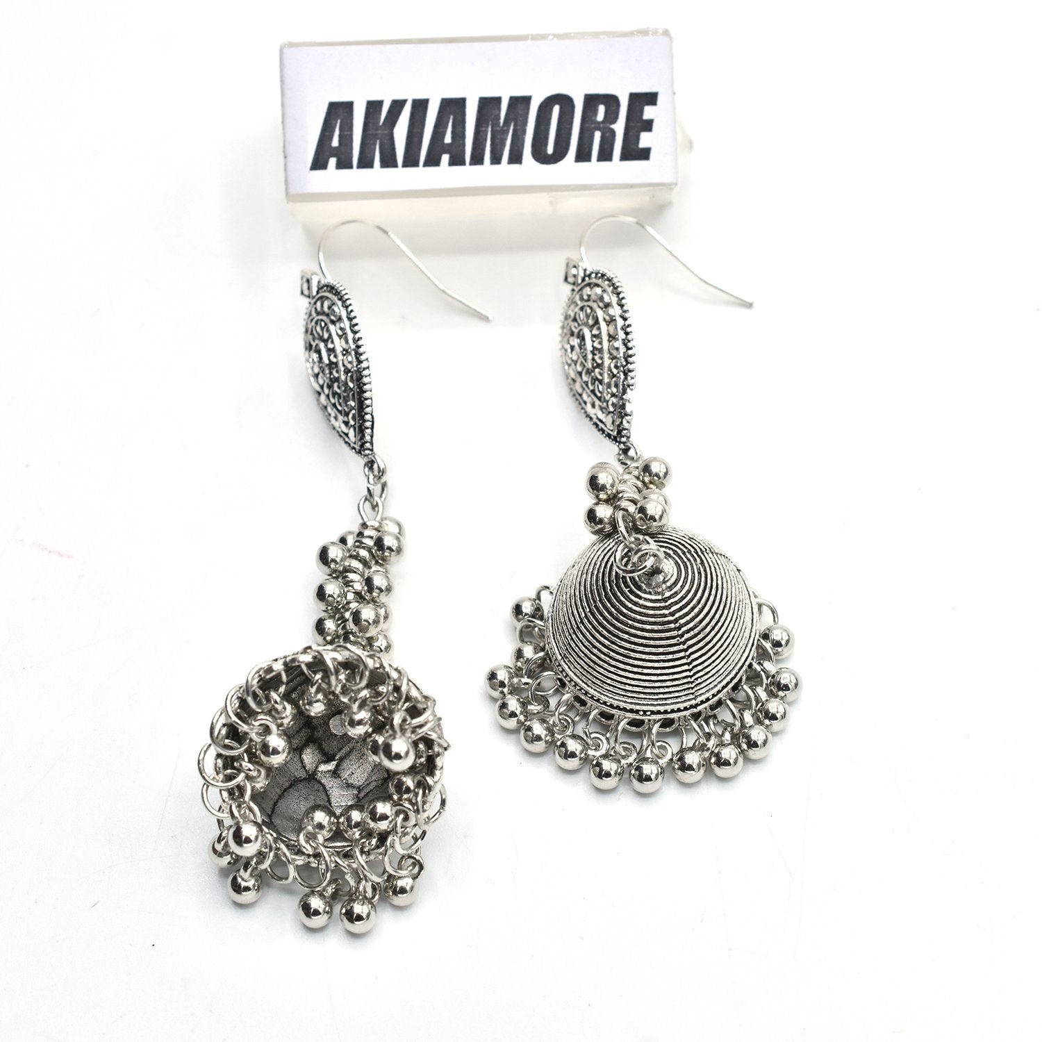 Indian Bollywood Jhumka Jhumki Drop Earrings Gypsy Fashion Jewelry Beads Tassel Bell Dangle Earrings Bridal Women Party egfrsrb2d-1