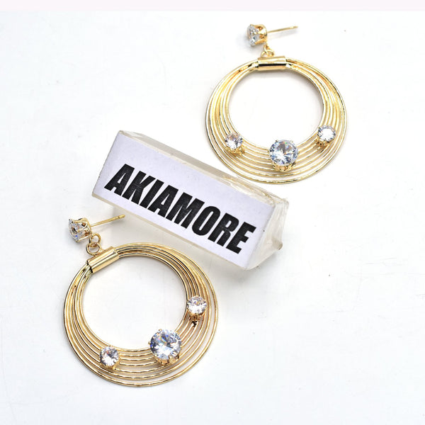 Fancy Trendy Jewelry  Vintage Ethnic Golden Long Big Hollow Round Drop Earring Carved dangle Earrings Women egfrgdb2c-1