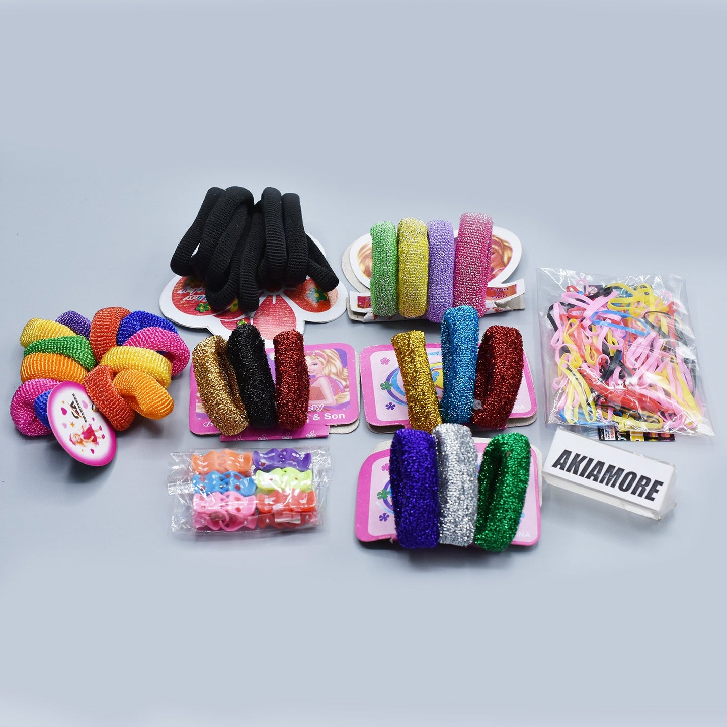 Baby Girls Colorful Small Elastic Hair Bands Children Ponytail Holder Kids Headband Rubber Band Hair Accessories