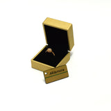 Gold Platted Ball Zarcon Ring  fgfrgdf3v-h