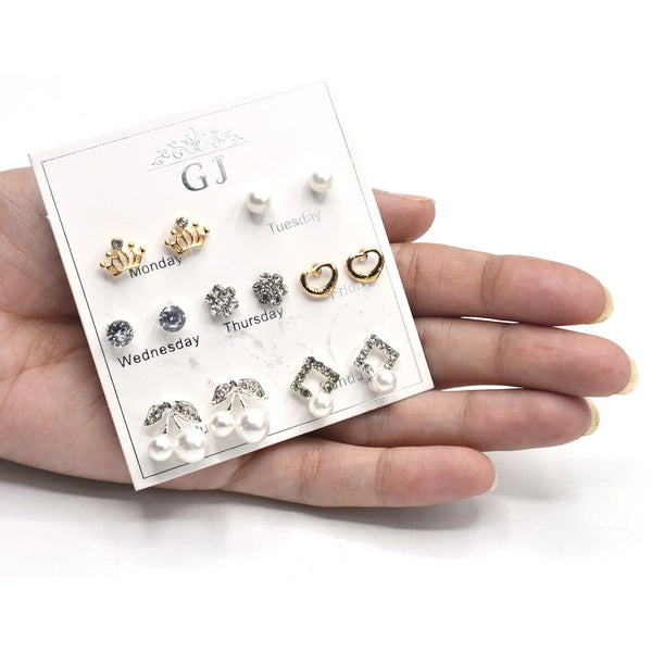 Fancy Stud Earrings  7pcs/set 2020 New Jewelry For Women fashion Jewellery egfrgrc1b-1
