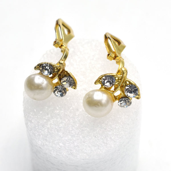 non piercing New Women Hollow Dangle Earrings Gifts Party Circle Earring White Round Natural Zircon Classic Engagement Fashion Jewelry egfrpdb4a-6