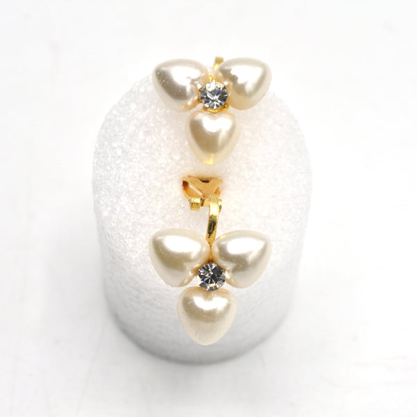 Non Piearcing Ear Pearl Stud Earrings For Women egfrpdb4a-8