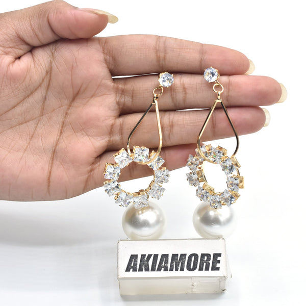 Sterling Silver Earrings Charming Fancy Shinning Water Pearls Hoop Earring For Woman egfrsdb5d-1