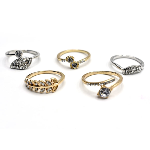 Sweet Heart Flower Cubic Zircon Adjustable Rings For Women Girls Fashion Party