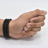 Black Bead Charm Bracelet For Men btfrbka4i-3