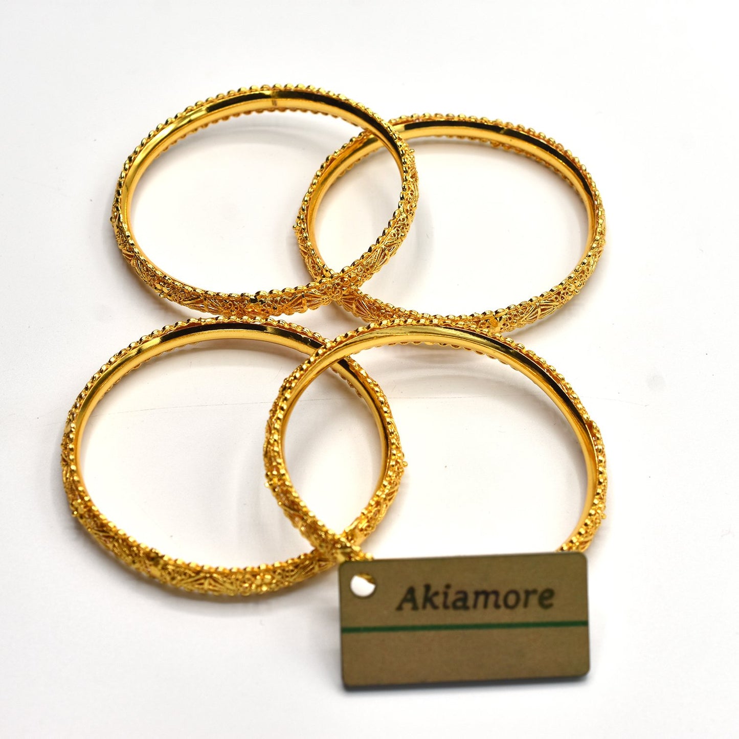 4 BEAUTIFUL INDIAN KARAY BANGLES FOR WOMEN