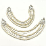 Gold Plated Sahara Jhoomar with Pearl, Stone & Carving Work egfrsrb9g-9