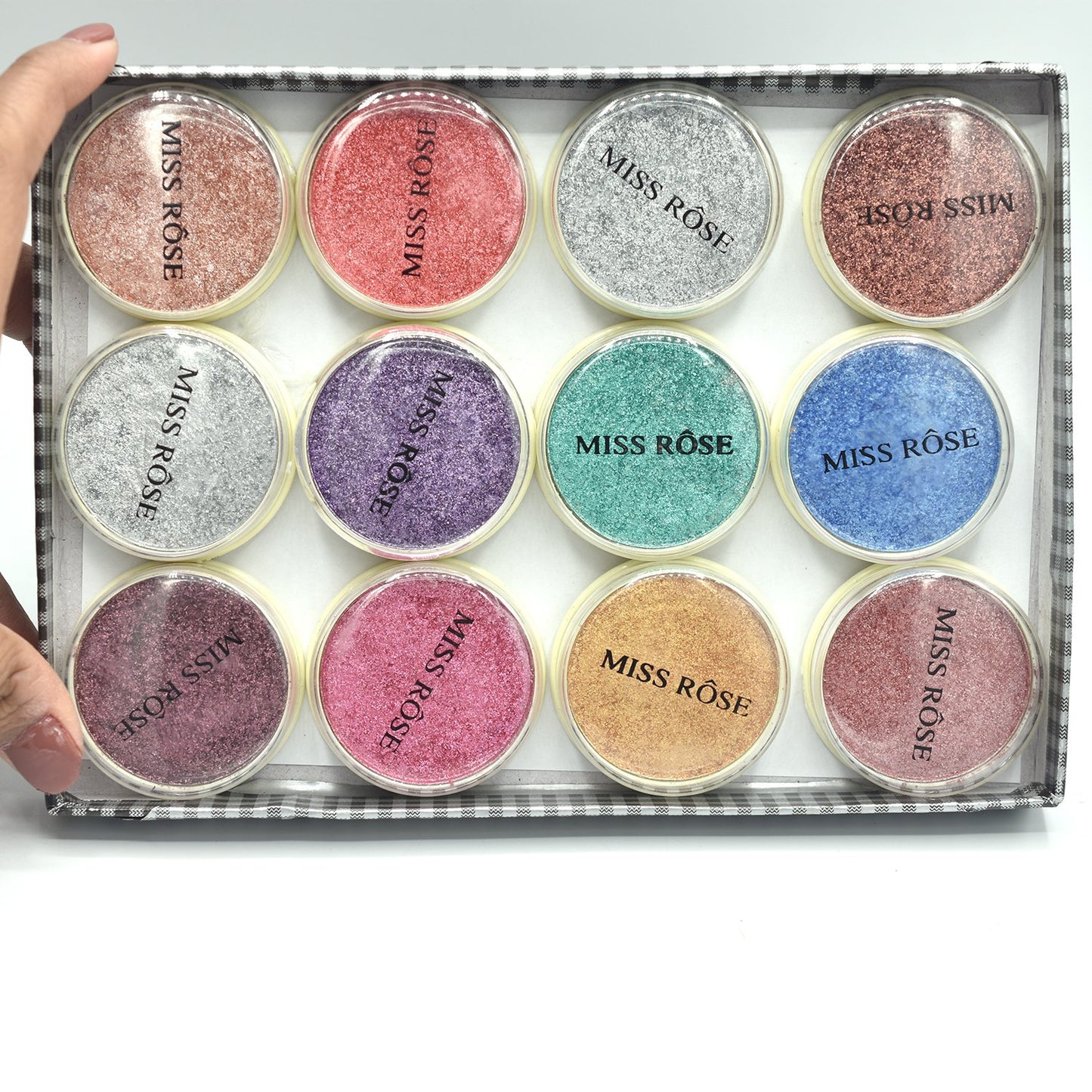 12 colors CreamY Shimmer Eyeshadow Colors Single Palette