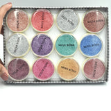 12 colors CreamY Shimmer Eyeshadow Colors Single Palette