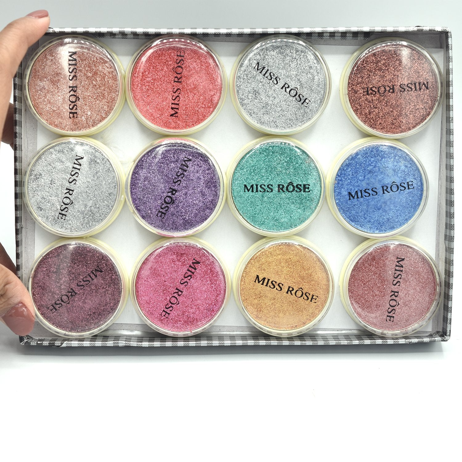 12 colors CreamY Shimmer Eyeshadow Colors Single Palette