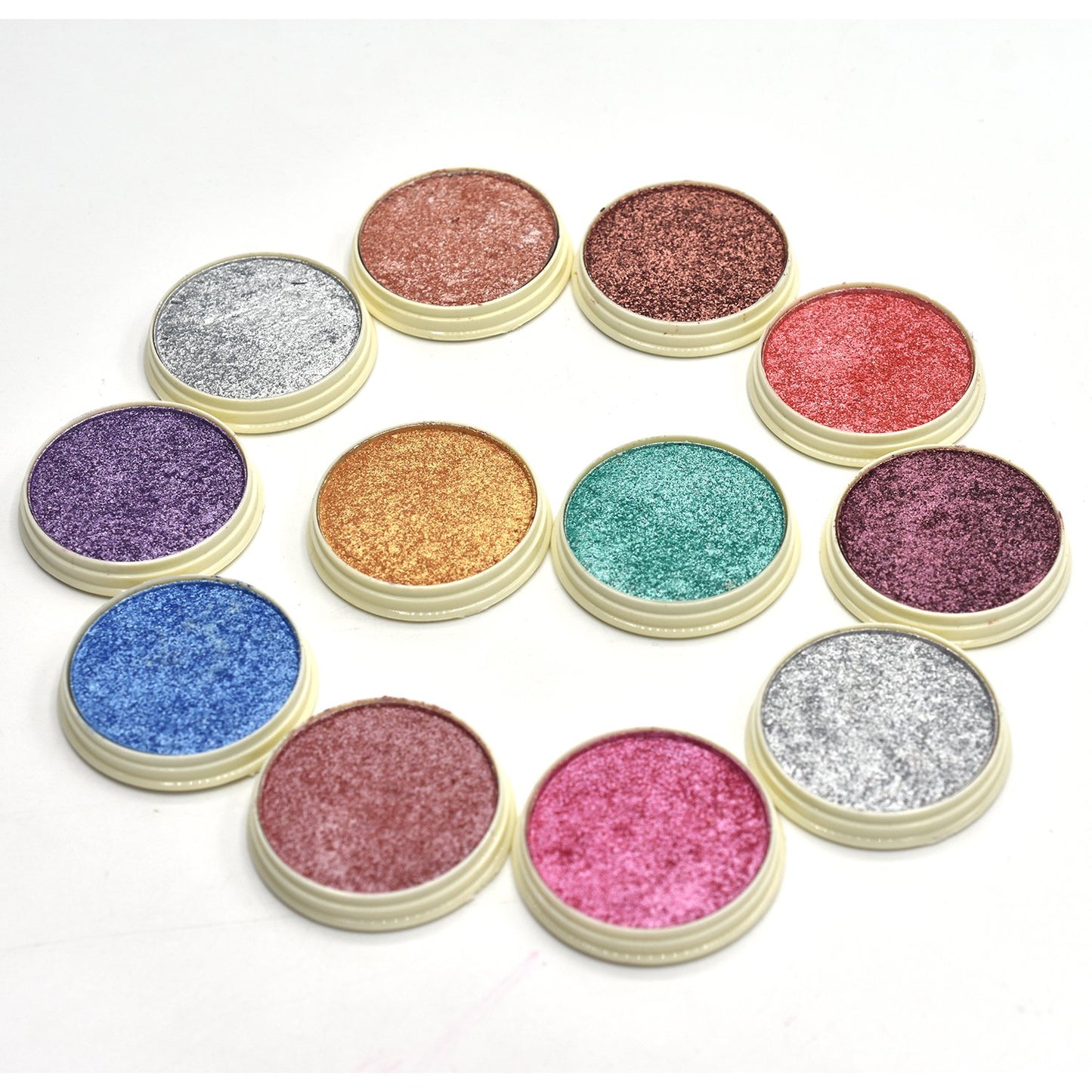 12 colors CreamY Shimmer Eyeshadow Colors Single Palette