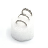 Silver Crystal Leaf Rings For Women Wedding Jewelry Adjustable Antique Finger Ring