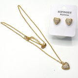 New High-grade golden locket set for girls