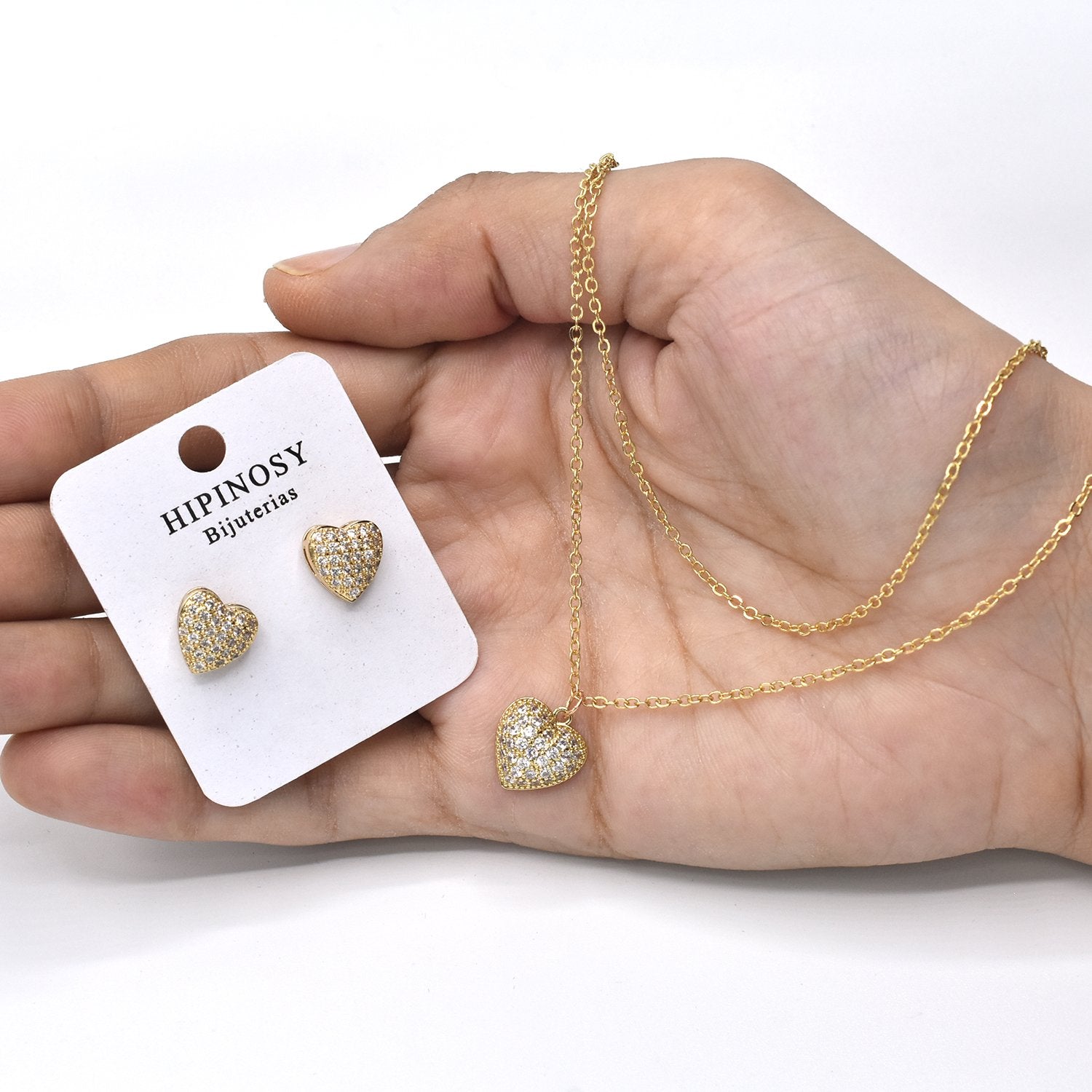 New High-grade golden locket set for girls