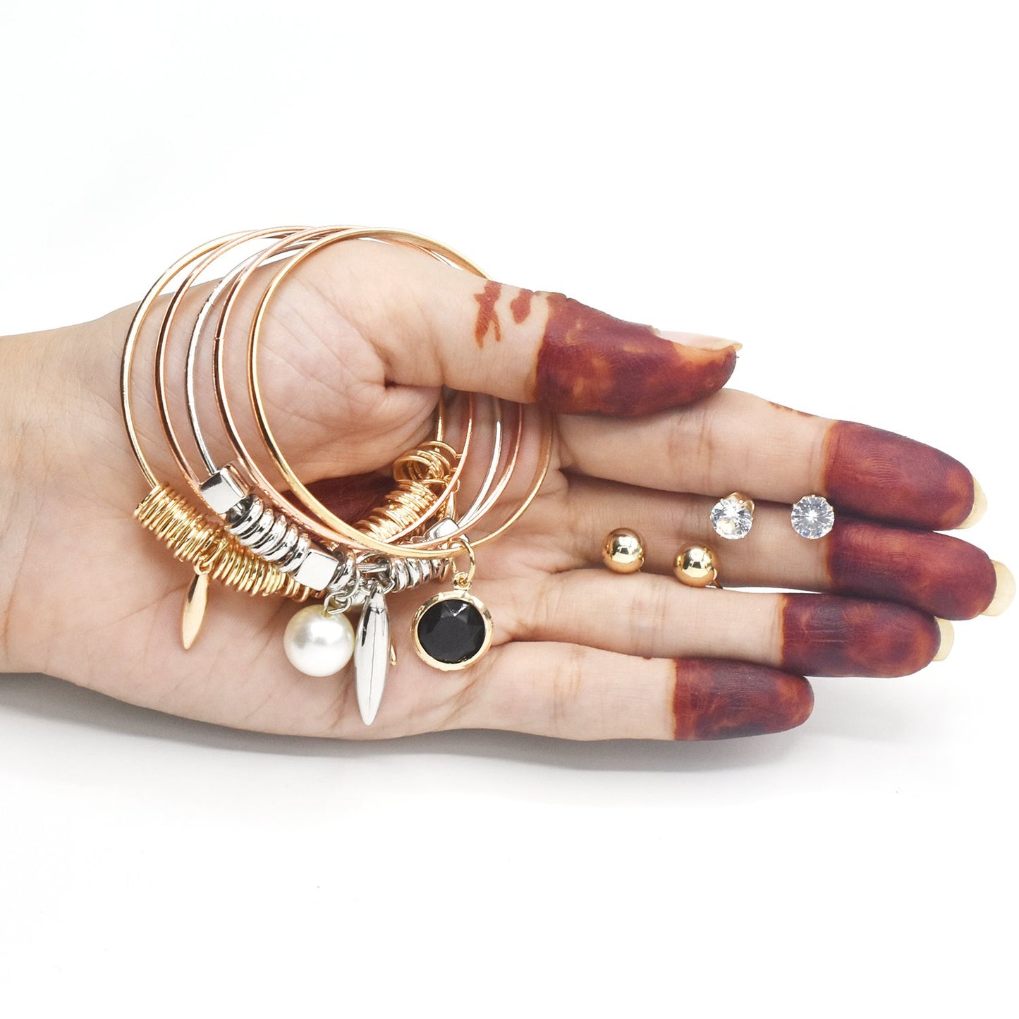 Stylish Vintage Bangles and Earings blfrgde3e-2
