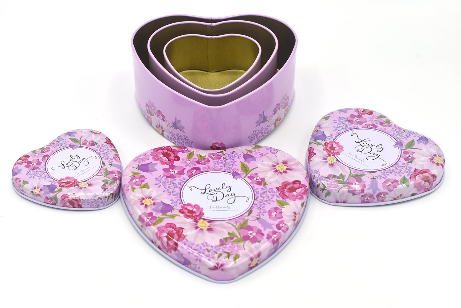 Pack Of 3 Beautifull Heart Shape Jewellery Organizer gtfrpet5e-1